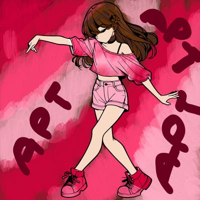 realistic girl danceing