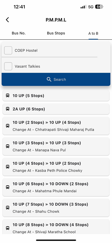 Pune Metro Bus Local Map - Travel App | MWM