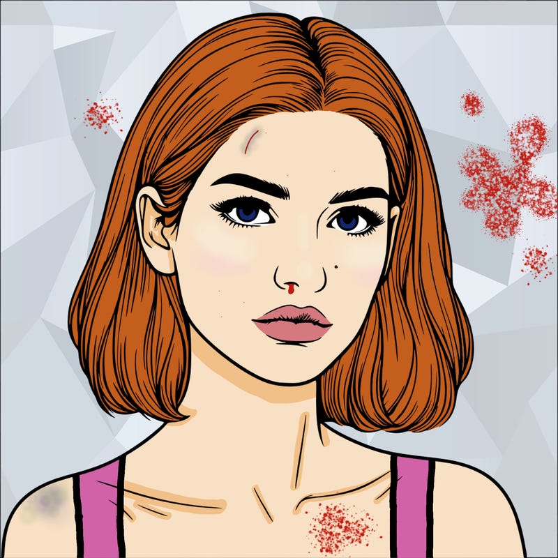realistic portrait of woman