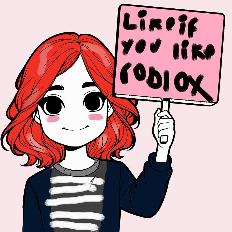 realistic girl holding up a sign