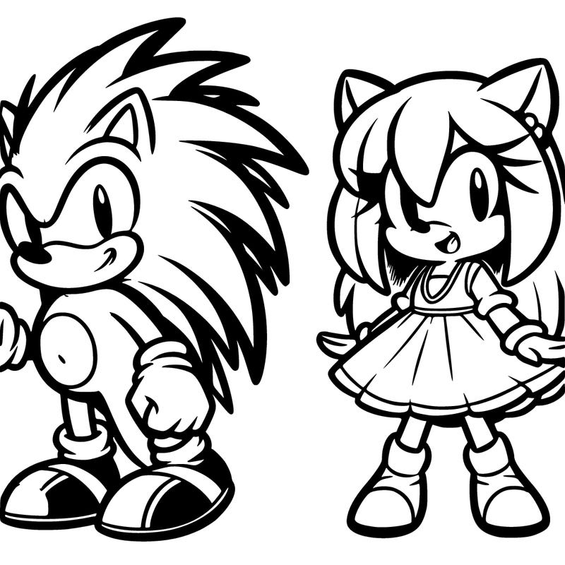 sonic and amy