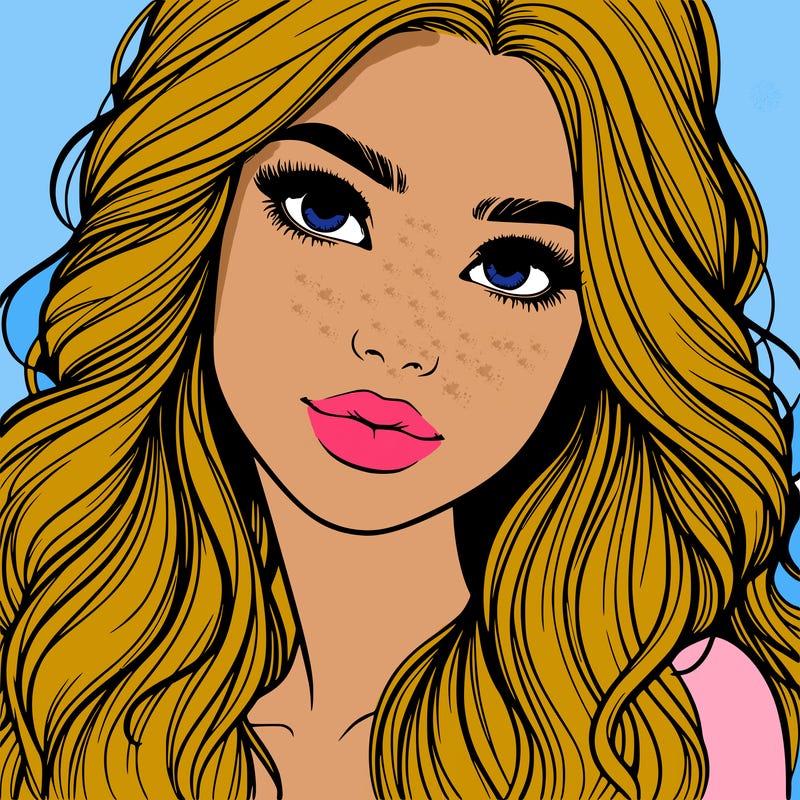 beautiful realistic girl