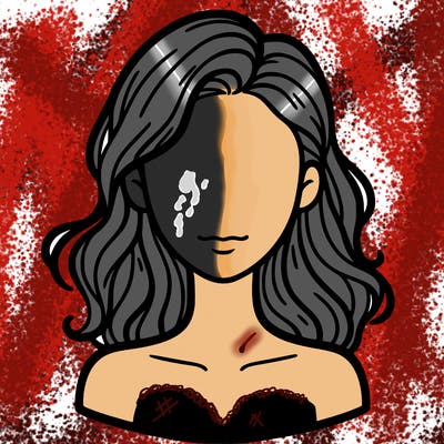 a woman without a face