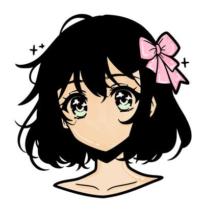 anime girl face