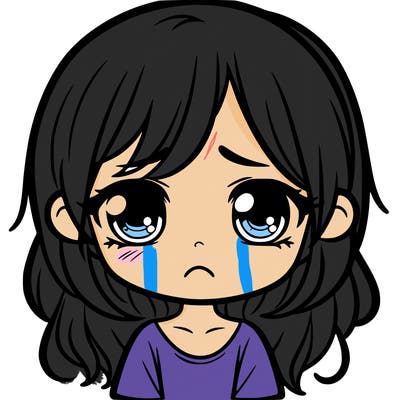 a sad girl