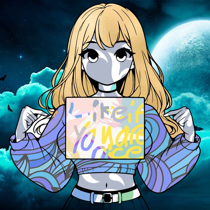 girl holding a blank sign in a long sleeve crop top