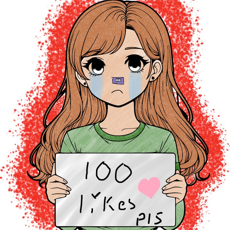 realistic girl holding a sign