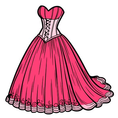 wedding dress-corset and a long and flowy skirt