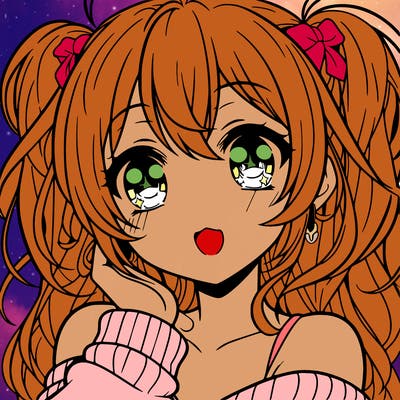 beautiful anime girl