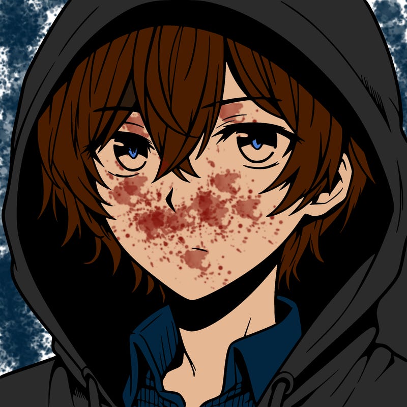 anime guy in hoodie