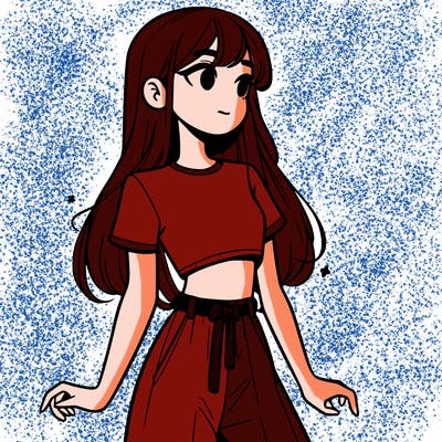 girl in a cute crop top