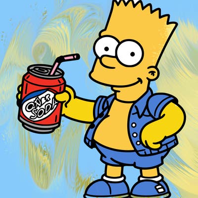 simpson with soda