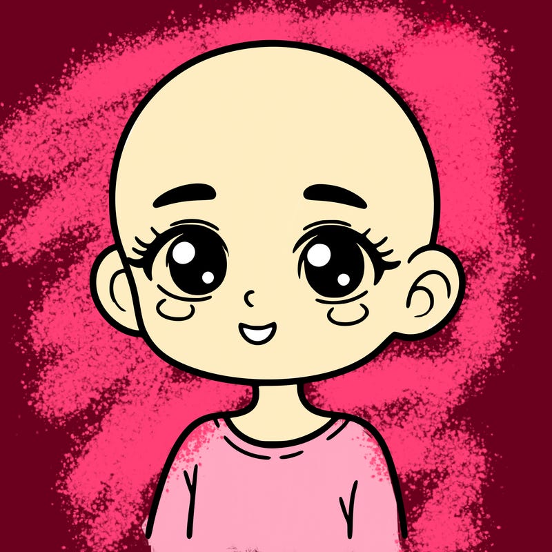 girl with no hair