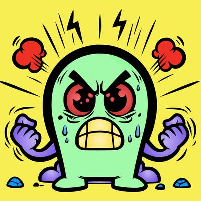 cartoon anger