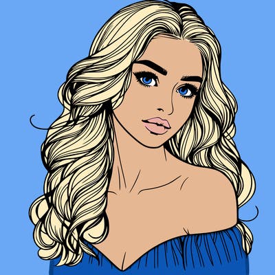 beautiful realistic girl