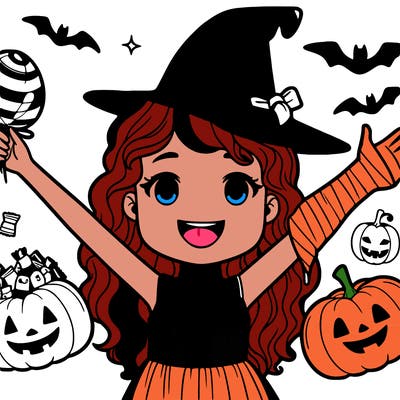 realistic girl halloween