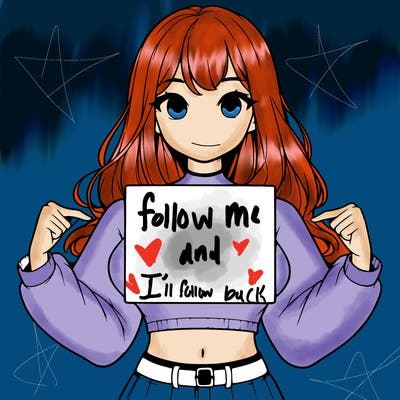 girl holding a blank sign in a long sleeve crop top