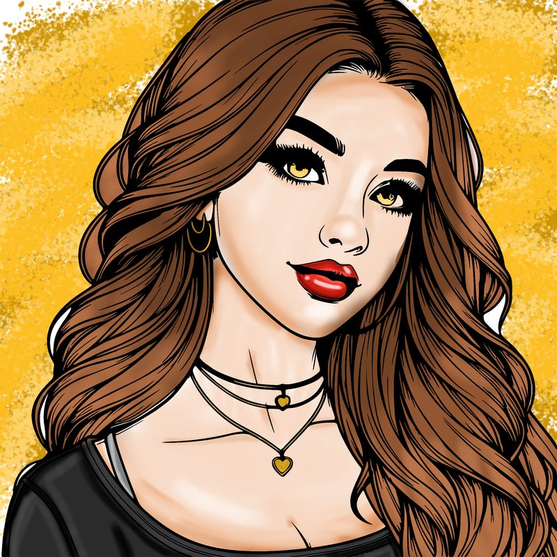 detailed realistic girl