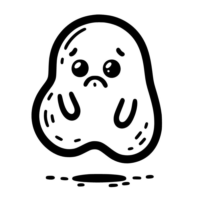 a sad blob