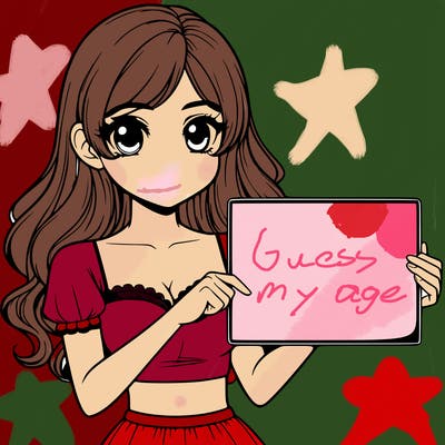 realistic pretty girl holding blank sign