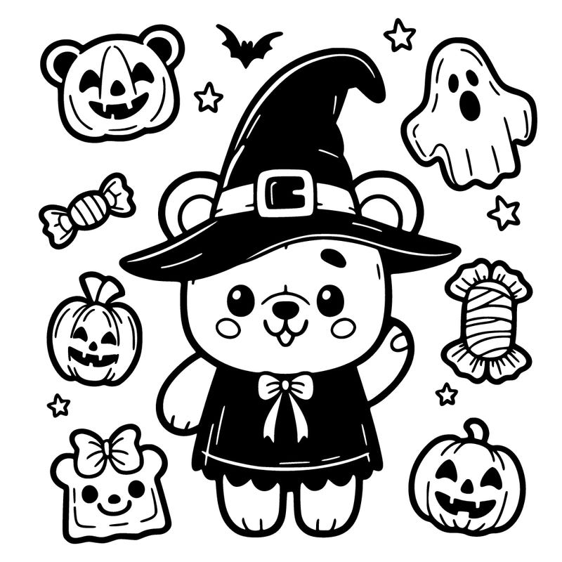 halloween gummy bear cute