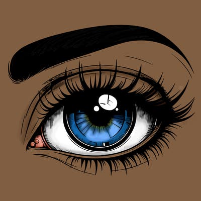 realistic eye