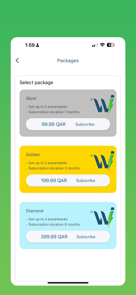 Witty Solutions - Witty Solutions subscription packages for power bank sharing