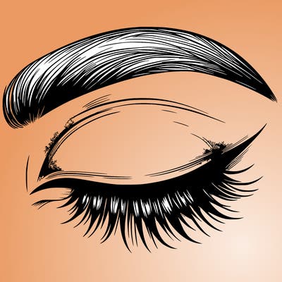 eye closed realistic