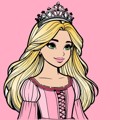 a realistic medieval princess with a tiara