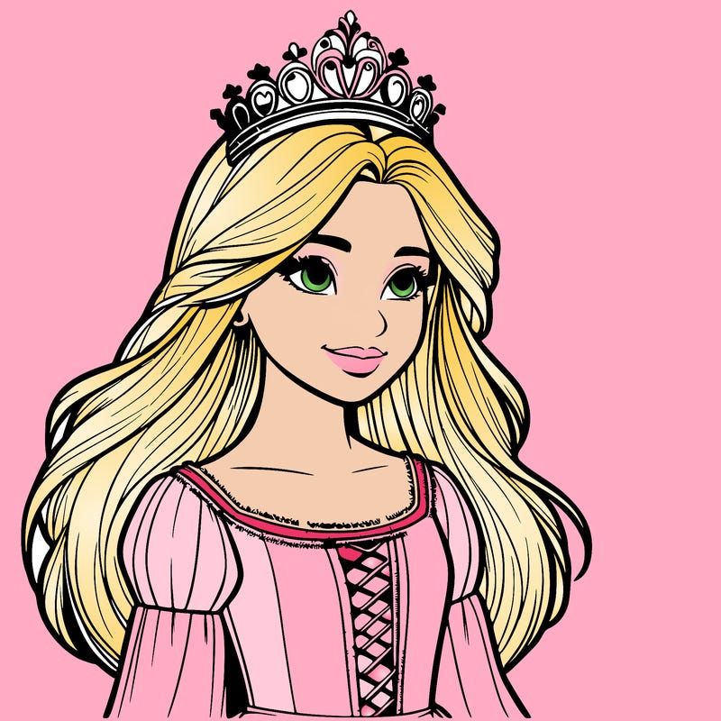 a realistic medieval princess with a tiara