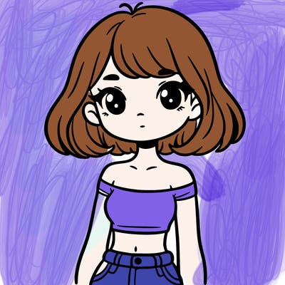 girl in a cute crop top