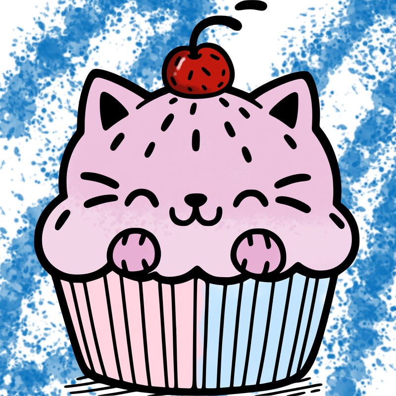 cat cupcake