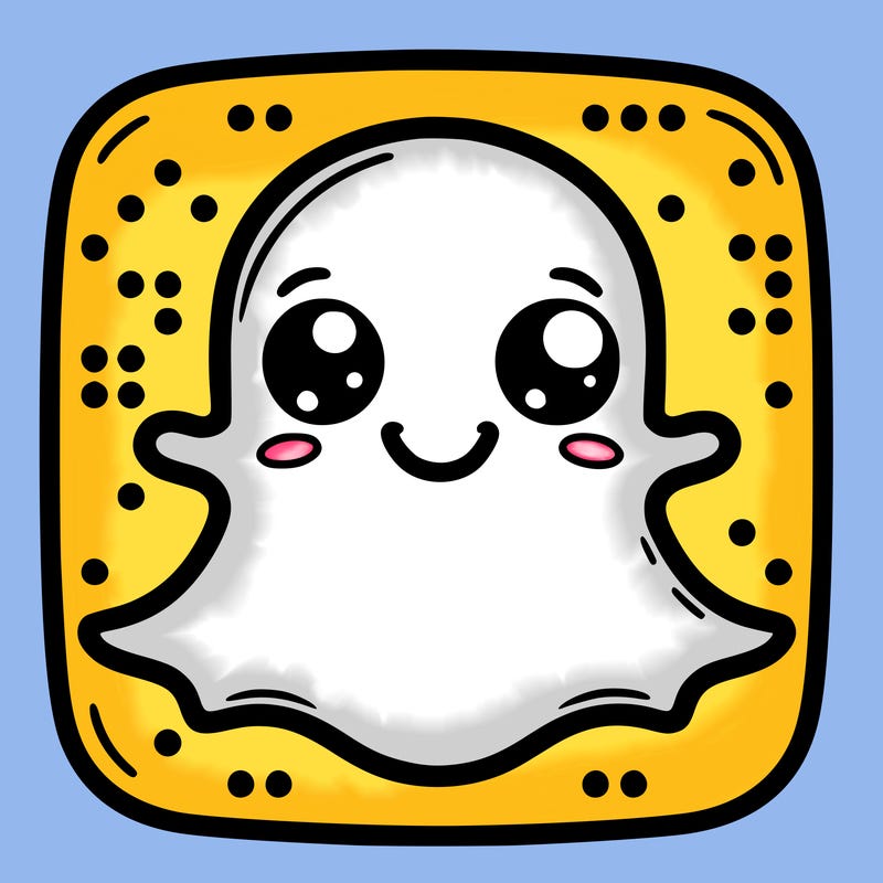 the real snapchat logo