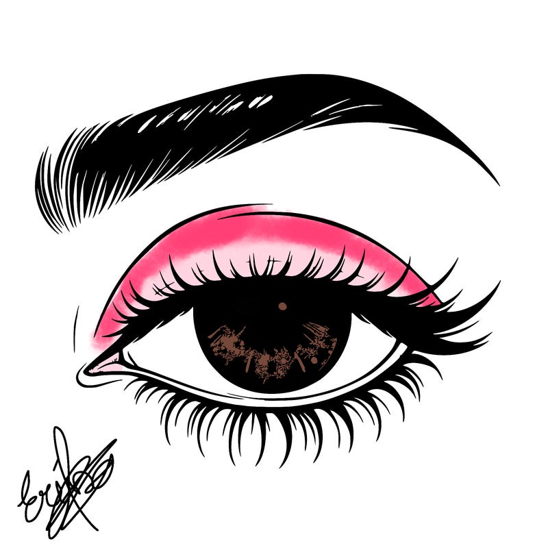 eye closed realistic