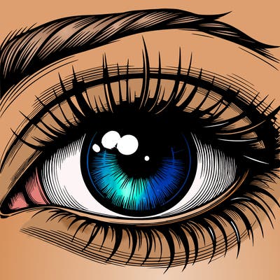 realistic eye