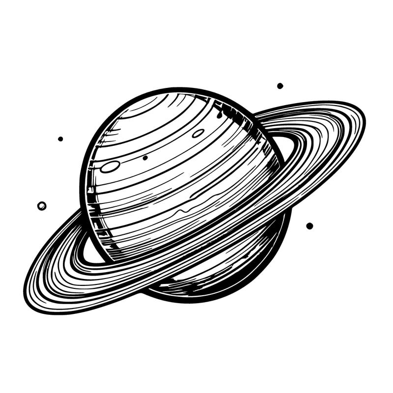 saturn realistic from space