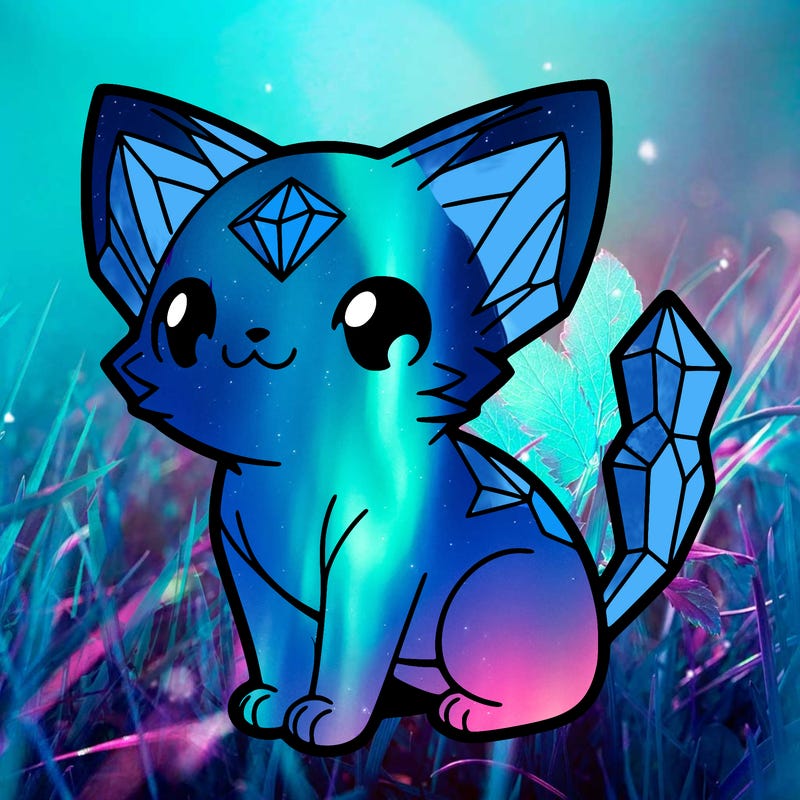 crystal kitten