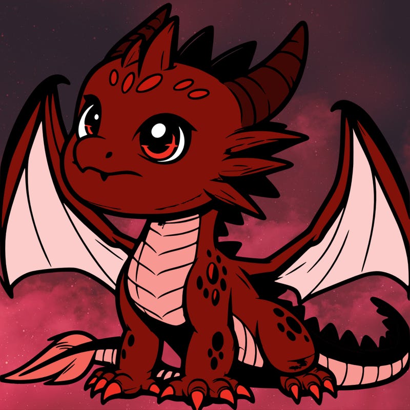 fierce baby night dragon