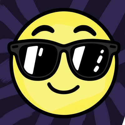 emoji with sunglasses