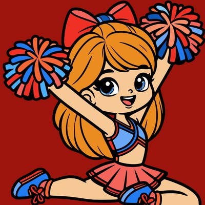 cheerleader girl