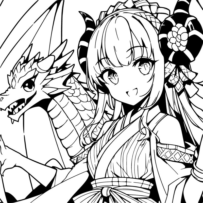 manga dragon girl