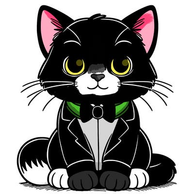 tuxedo cat