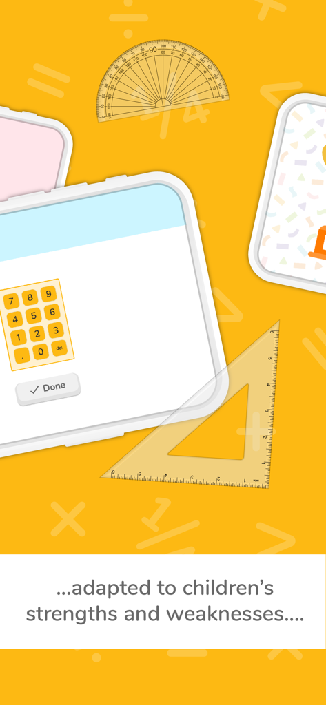 Interfaz de DoodleMath que muestra lecciones de matemáticas personalizadas adaptadas a las necesidades del estudiante