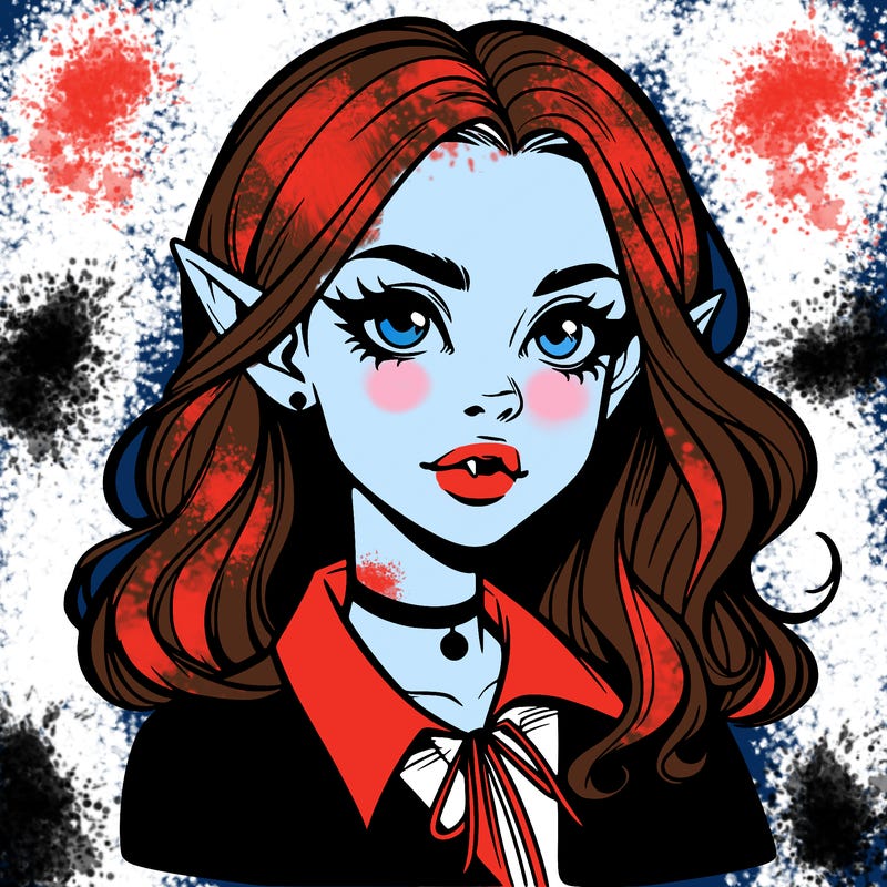 realistic vampire girl