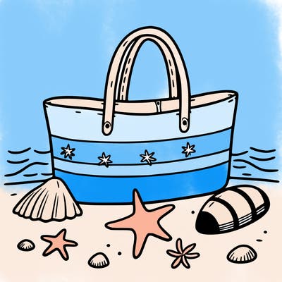 a beach bag