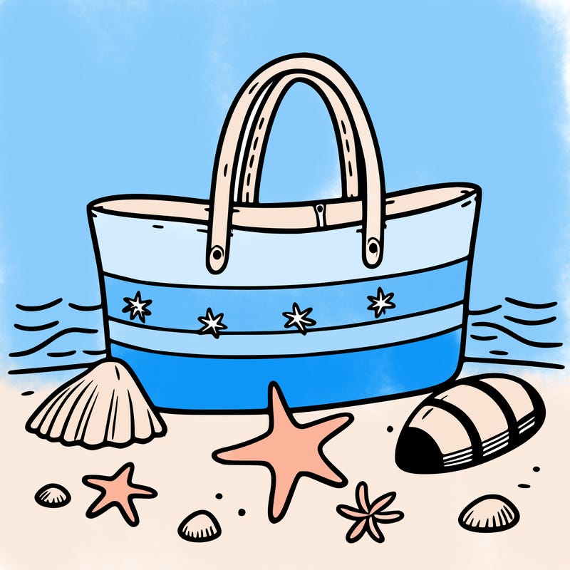 a beach bag