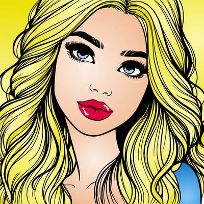 beautiful realistic girl