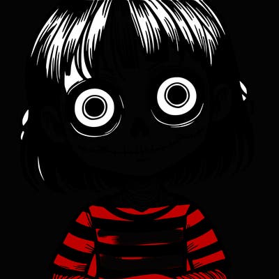 creepy girl
