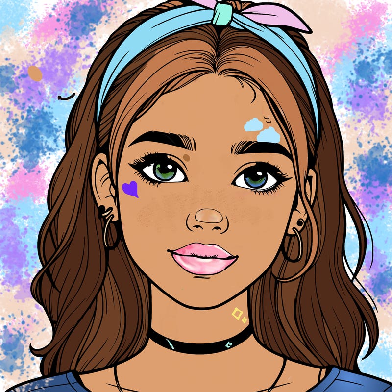 realistic teenage girl