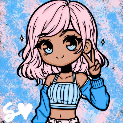 cute girl with crop top